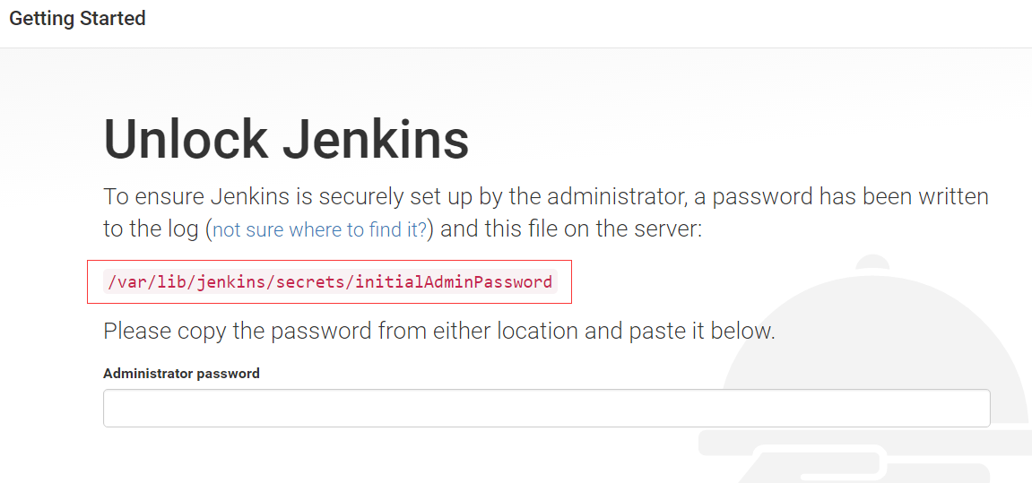 Unlock Jenkins